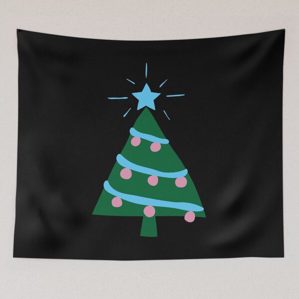 Item preview, Ugly Trans Colors Christmas Tree. Transgender Pride designed and sold by Subtle Pride Shop.