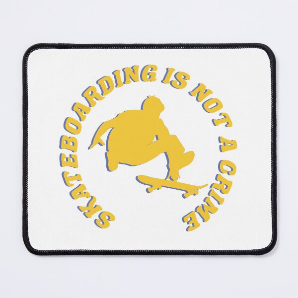 Item preview, Skateboarding Is Not A Crime Sticker designed and sold by the-tala.