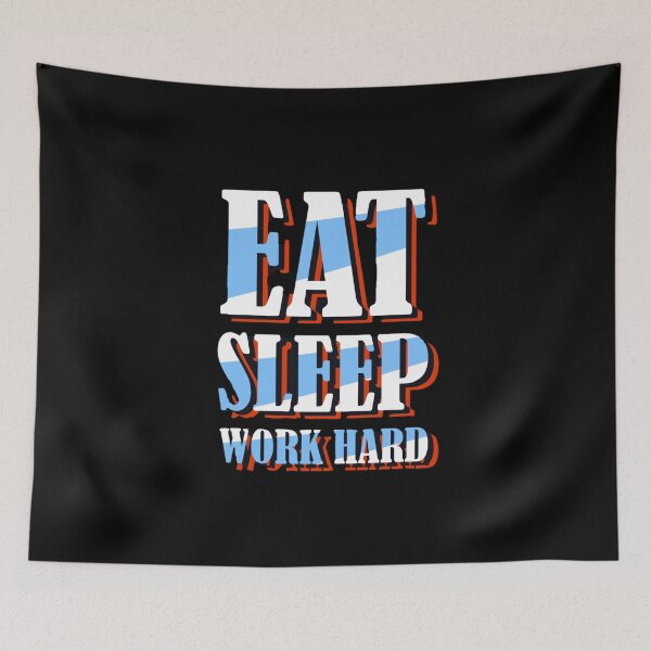 Item preview, Eat, Sleep, And  Work  Hard cassic T-shirt  designed and sold by wide26.