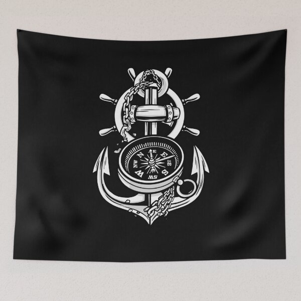 Item preview, Compass and anchor designed and sold by DerSenat.