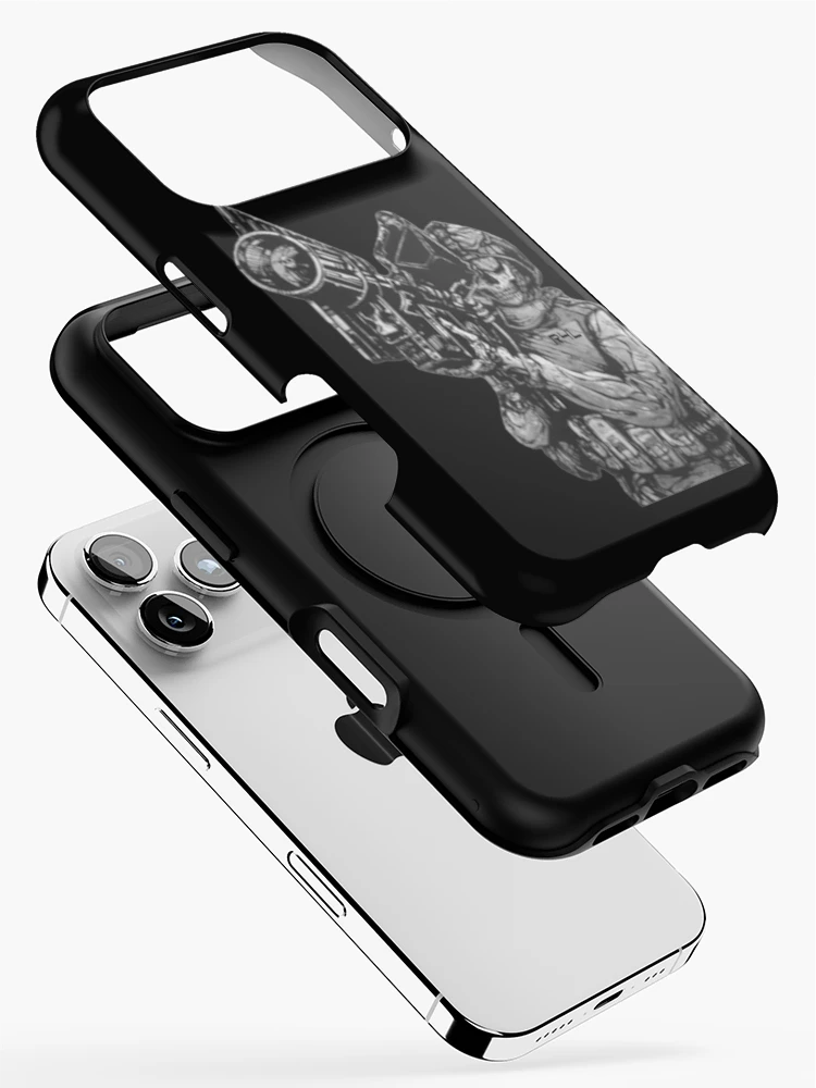 Thumbnail 2 of 4, iPhone Case, skull operator - R4L designed and sold by RENAGADE4LYF.