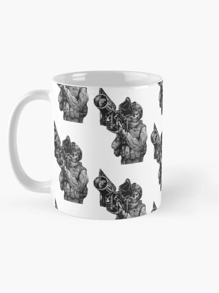 Thumbnail 5 of 6, Coffee Mug, skull operator - R4L designed and sold by RENAGADE4LYF.
