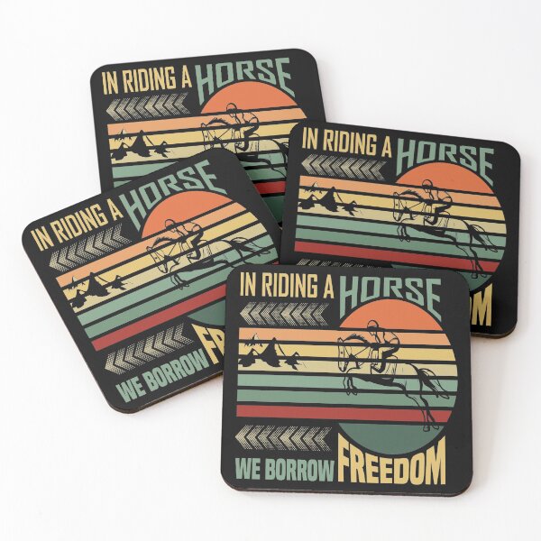 Item preview, Horses In Riding a Horse we Borrow Freedom designed and sold by der-faun.