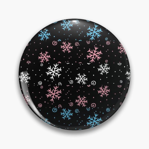 Item preview, Winter Snowflakes Trans Flag. Transgender Pride designed and sold by Subtle Pride Shop.