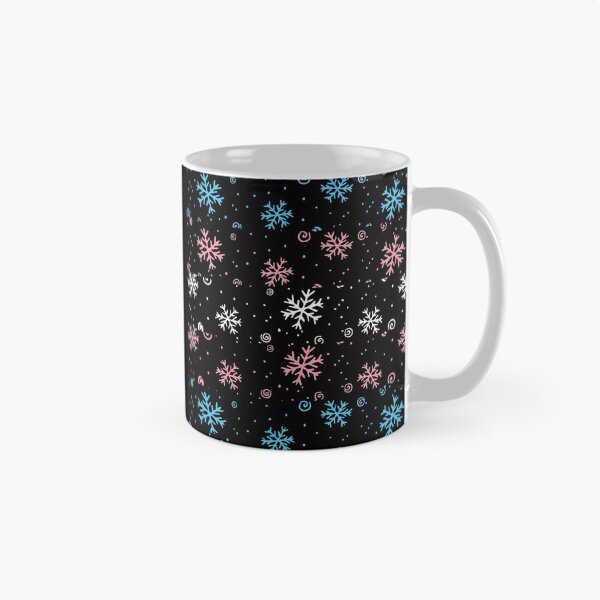 Item preview, Winter Snowflakes Trans Flag. Transgender Pride designed and sold by Subtle Pride Shop.