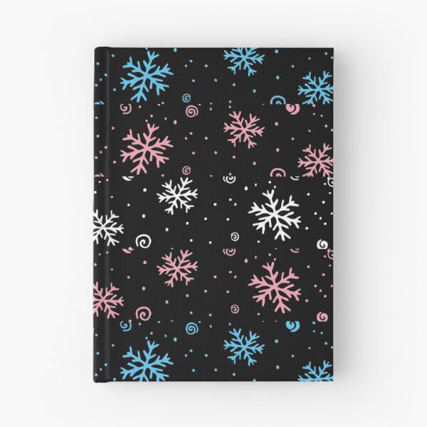 Item preview, Winter Snowflakes Trans Flag. Transgender Pride designed and sold by Subtle Pride Shop.