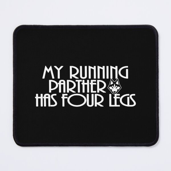 Item preview, My running partner has Four legs, Siberian Husky designed and sold by the Zarock Shop.