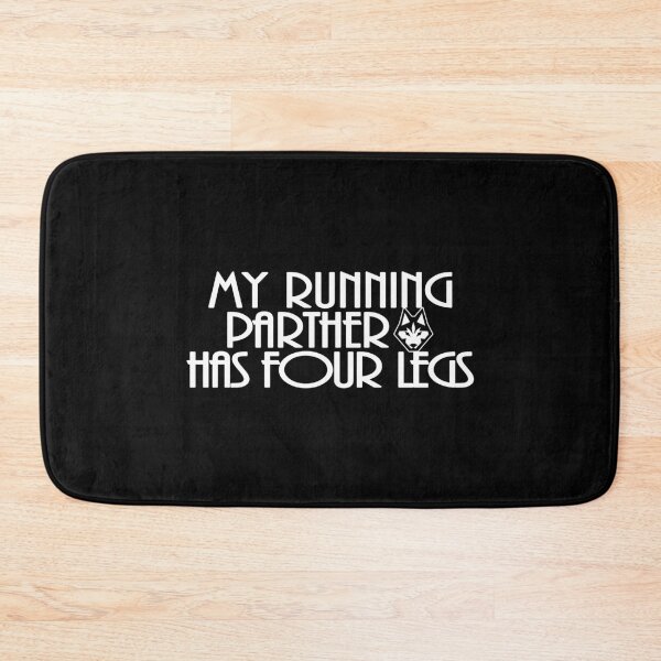 Item preview, My running partner has Four legs, Siberian Husky designed and sold by the Zarock Shop.