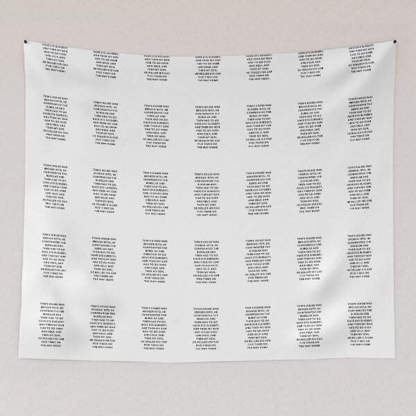 Item preview, TOM'S HOUSE WAS BROKEN INTO... | The Real Housewives of Beverly Hills designed and sold by guest-pillow.