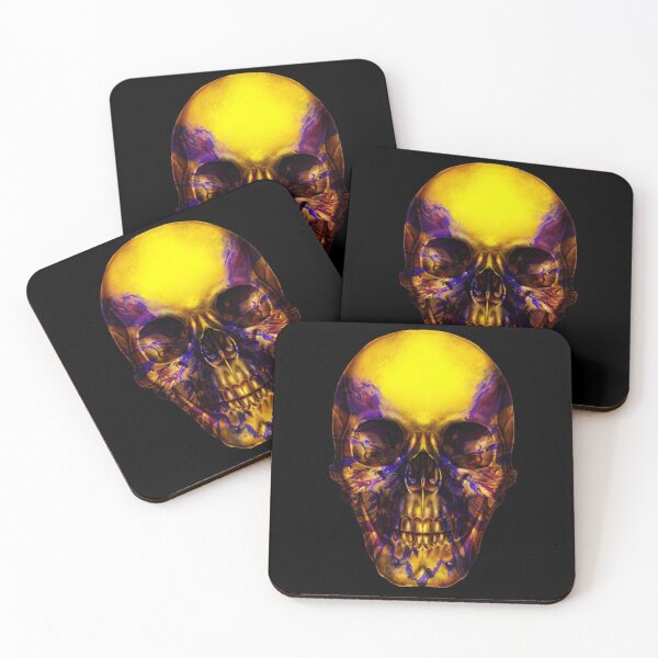Item preview, Yellowjacket Skull designed and sold by Sk8rSkulls.