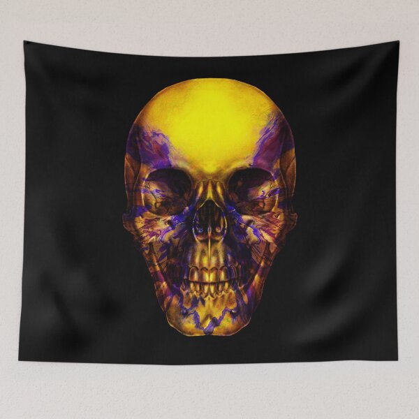 Item preview, Yellowjacket Skull designed and sold by Sk8rSkulls.