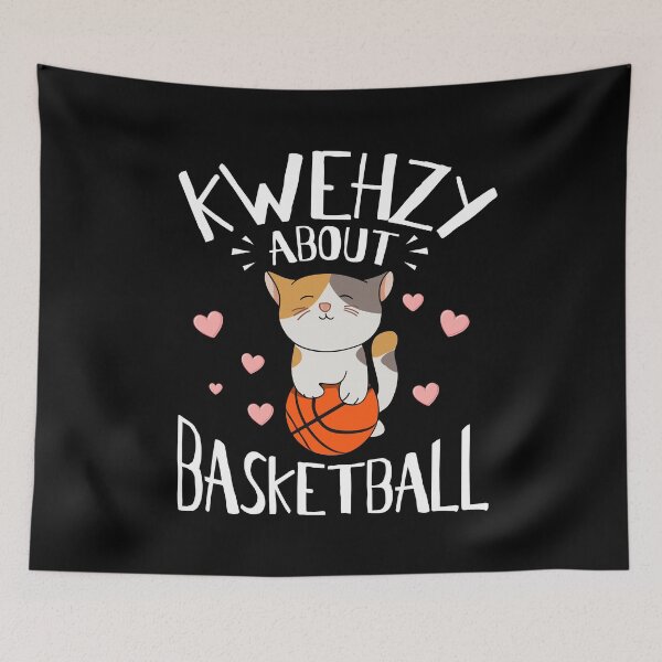 Item preview, Basketball Crazy with Cute Calico Cat - Kwehzy About Basketball designed and sold by onicon.