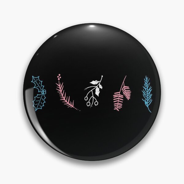 Item preview, Winter Plants Trans Flag Colors. Transgender Pride designed and sold by Subtle Pride Shop.