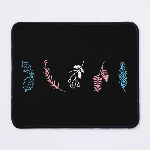 Item preview, Winter Plants Trans Flag Colors. Transgender Pride designed and sold by Subtle Pride Shop.