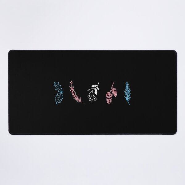 Item preview, Winter Plants Trans Flag Colors. Transgender Pride designed and sold by Subtle Pride Shop.
