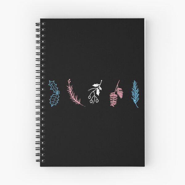 Item preview, Winter Plants Trans Flag Colors. Transgender Pride designed and sold by Subtle Pride Shop.