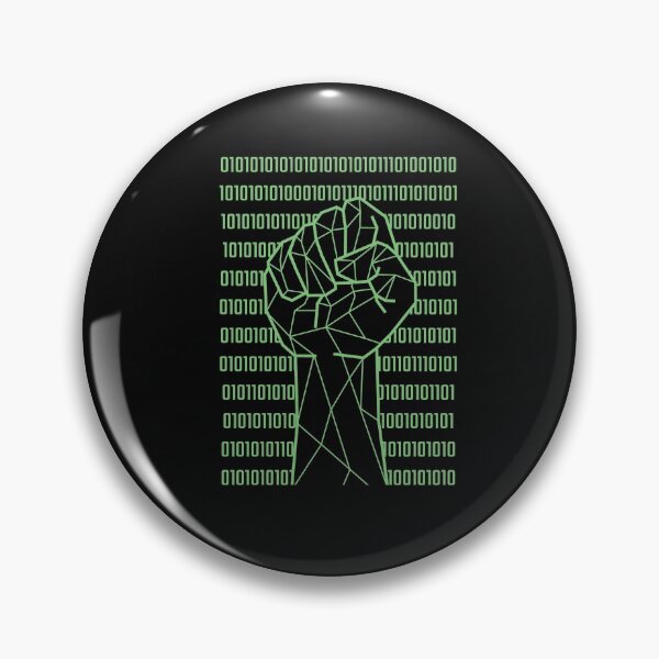 Artikelvorschau, Erhobene Faust, Binärcode entworfen und verkauft von DerSenat.