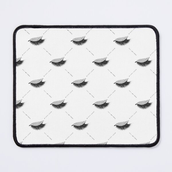 Item preview, Lashes with silver glitter  pattern designed and sold by sashica.