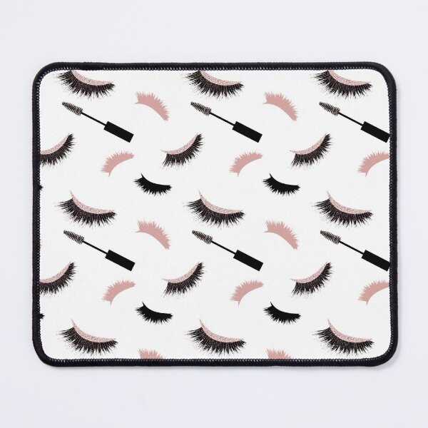 Item preview, Lashes and mascara with rose glitter  pattern designed and sold by sashica.