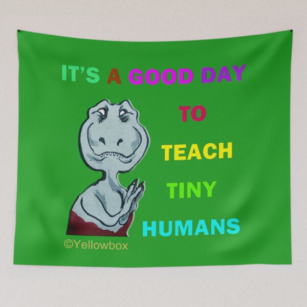 Item preview, Its A Good Day To Teach Tiny Humans - Yellowbox ink painting designed and sold by twyellowbox.