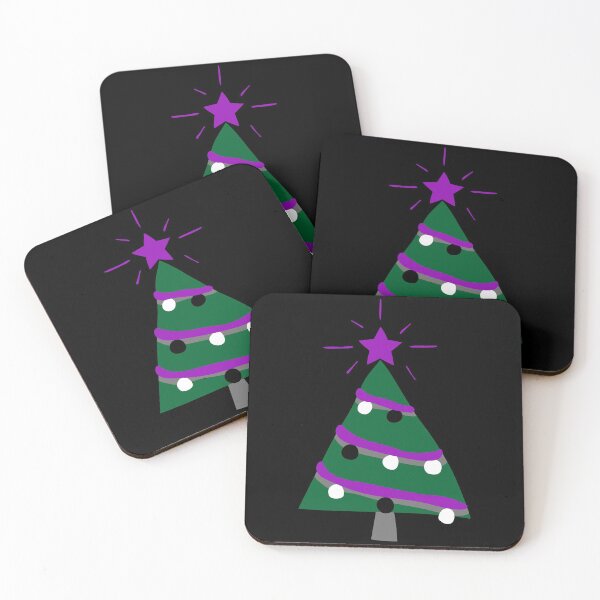 Item preview, Ugly Ace Christmas Tree. Asexual Pride designed and sold by Subtle Pride Shop.