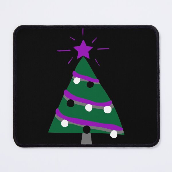 Item preview, Ugly Ace Christmas Tree. Asexual Pride designed and sold by Subtle Pride Shop.