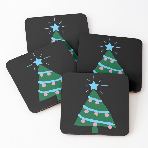 Item preview, Ugly Trans Colors Christmas Tree. Transgender Pride designed and sold by Subtle Pride Shop.
