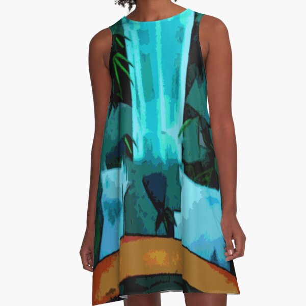Vivid 2016 Jane Holloway Experience Primordial Waterfalls A-Line Dress