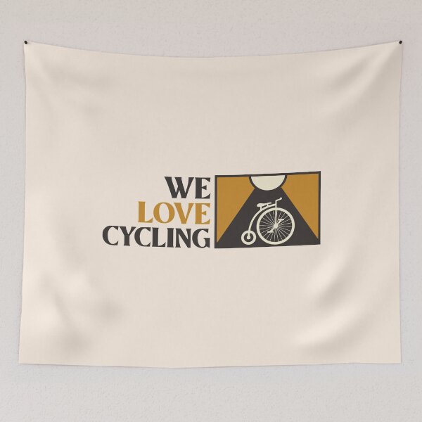 Item preview, We Love Cycling designed and sold by IllustrT.