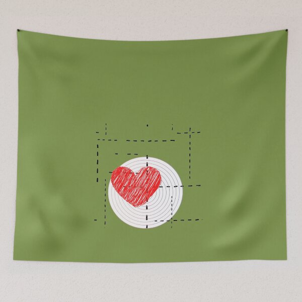 Item preview, heart lines circles designed and sold by NAD-990.