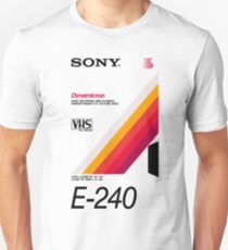 Retro VHS tape vaporwave aesthetic Unisex T-Shirt