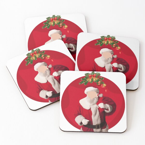 Item preview, Red Santa Claus Merry Christmas Illustration designed and sold by byrossy.