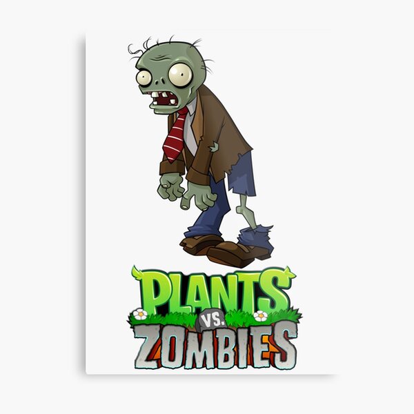 Láminas metálicas: De Plantas Vs Zombies | Redbubble