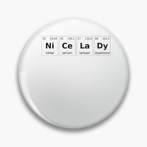 Item preview, Nice Lady - Chemical Elements Periodic Table Substances designed and sold by dJ-Design.