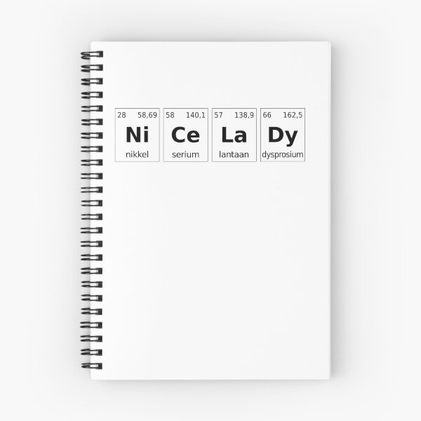 Item preview, Nice Lady - Chemical Elements Periodic Table Substances designed and sold by dJ-Design.