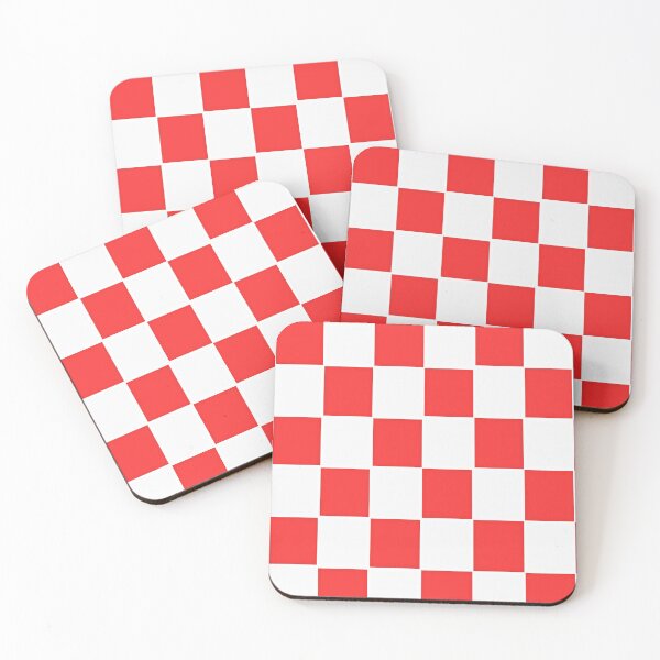 Item preview, Red and White Square designed and sold by SevilleArt.