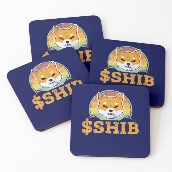 Item preview, Shiba Inu Coin Shib Retro Vintage Distressed Shibacoin Token designed and sold by niftee.