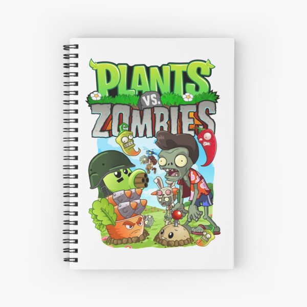 Cuaderno de espiral «Plantas VS Zombies | Regalo perfecto» de roslonda |  Redbubble