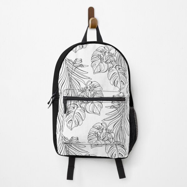 Item preview, Minimalistic Continuous Line Tropical Frogs designed and sold by lissantee.