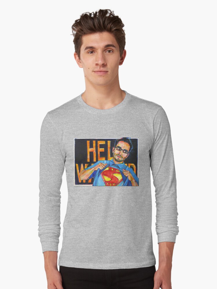 Thumbnail 1 of 5, Long Sleeve T-Shirt, This Looks Like a Job for a Chicano designed and sold by gwennpaints.
