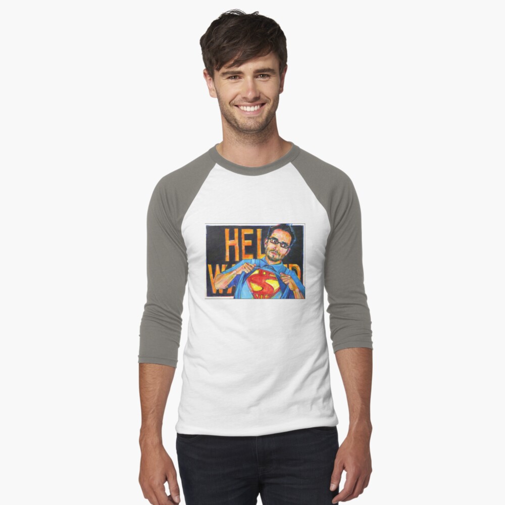 Item preview, Baseball ¾ Sleeve T-Shirt designed and sold by gwennpaints.