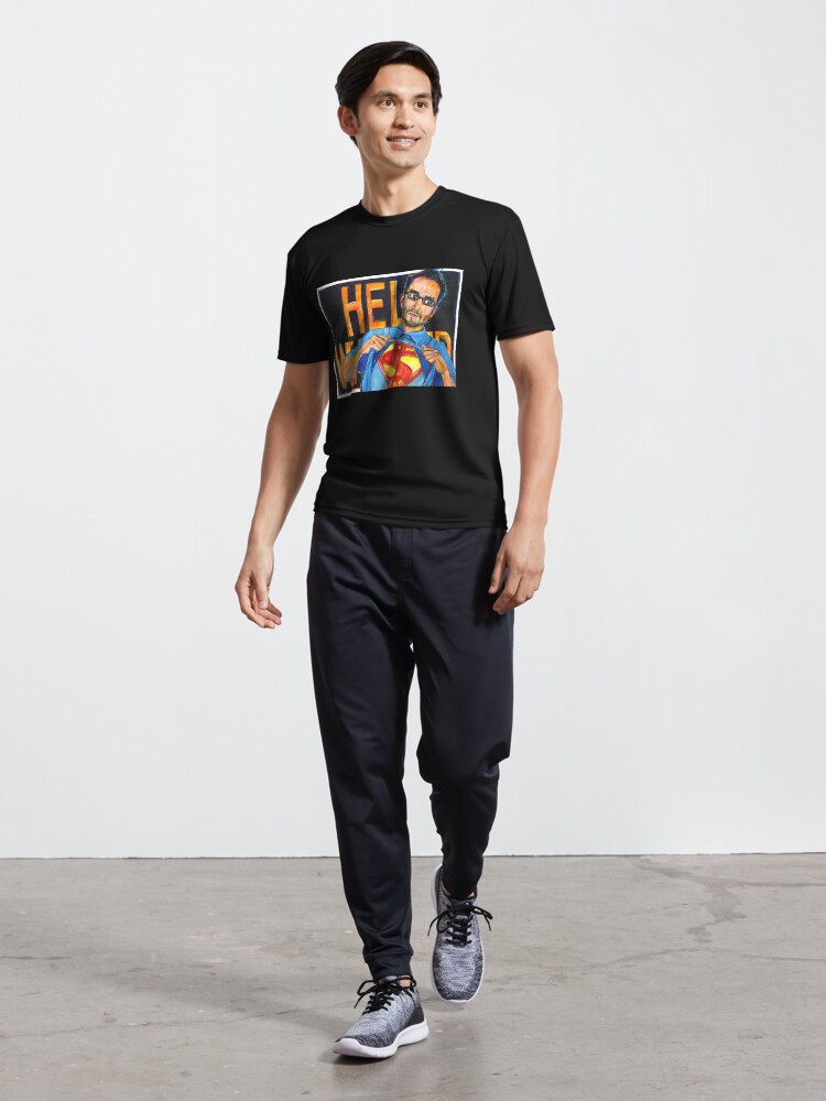 Thumbnail 5 of 7, Active T-Shirt, This Looks Like a Job for a Chicano designed and sold by gwennpaints.