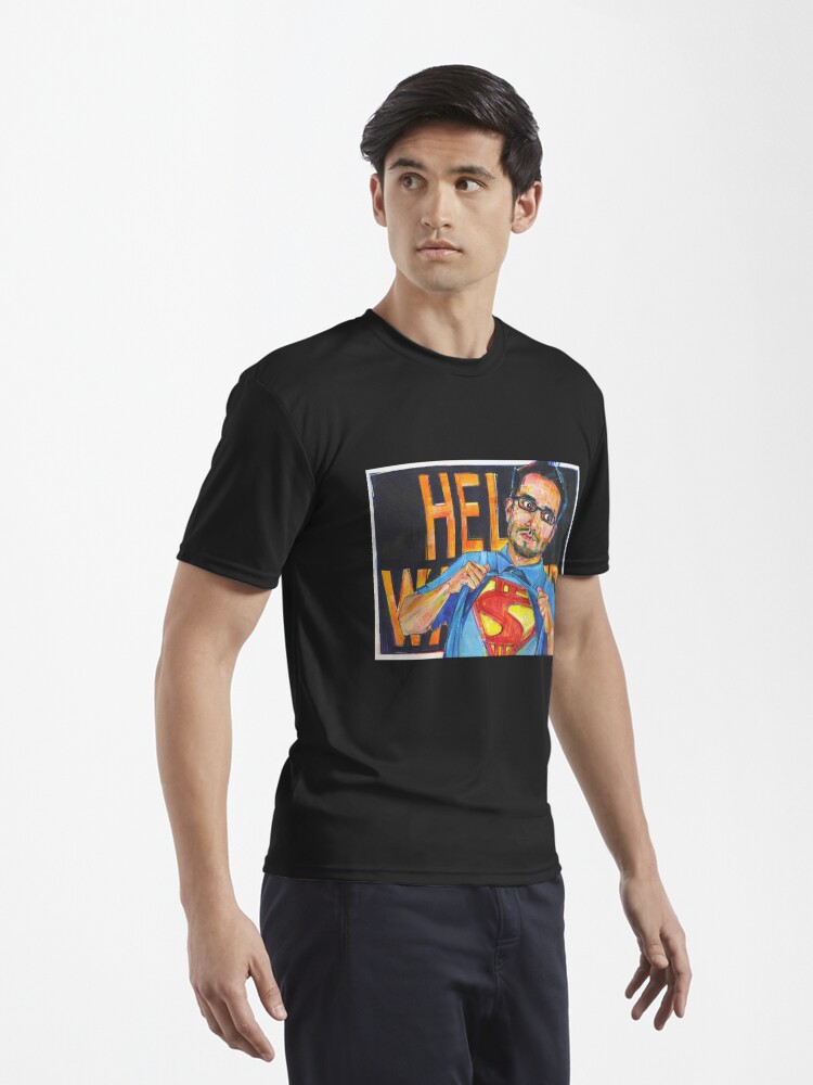 Thumbnail 3 of 7, Active T-Shirt, This Looks Like a Job for a Chicano designed and sold by gwennpaints.