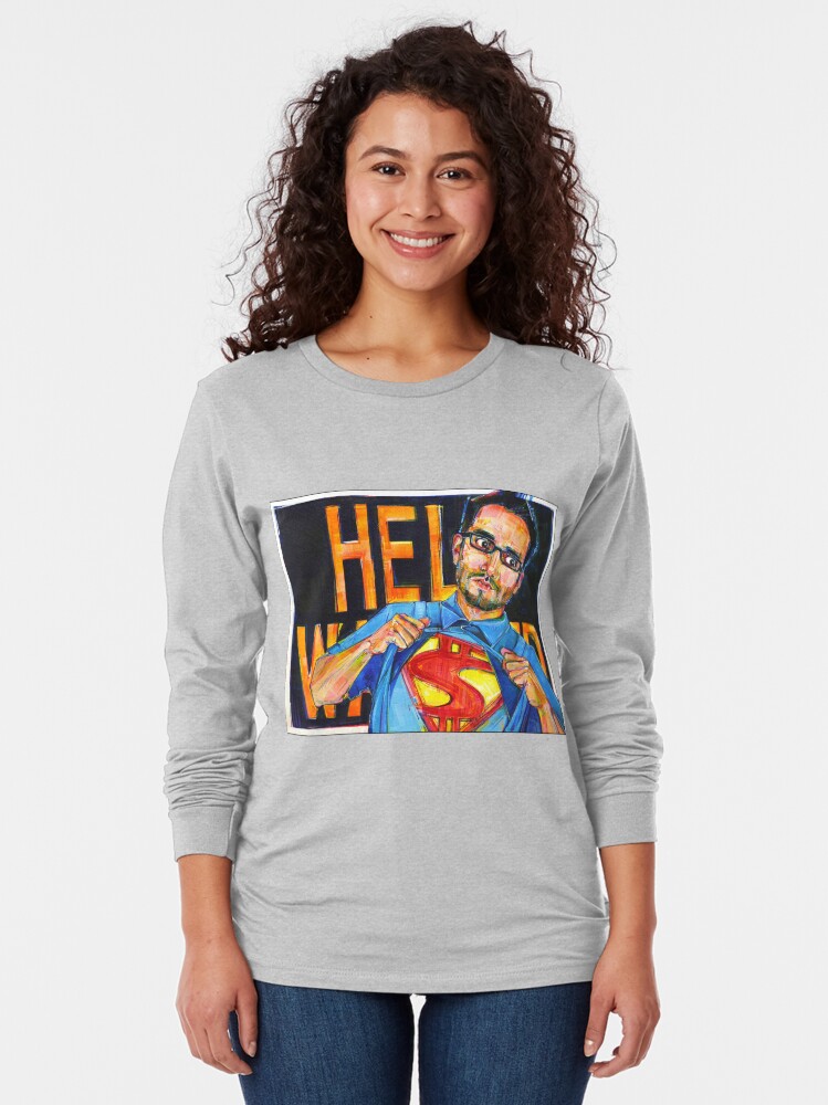 Thumbnail 2 of 5, Long Sleeve T-Shirt, This Looks Like a Job for a Chicano designed and sold by gwennpaints.