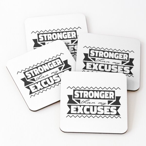 Item preview, Stronger than my excuses - Stay Motivated, Better Person designed and sold by Delandor.