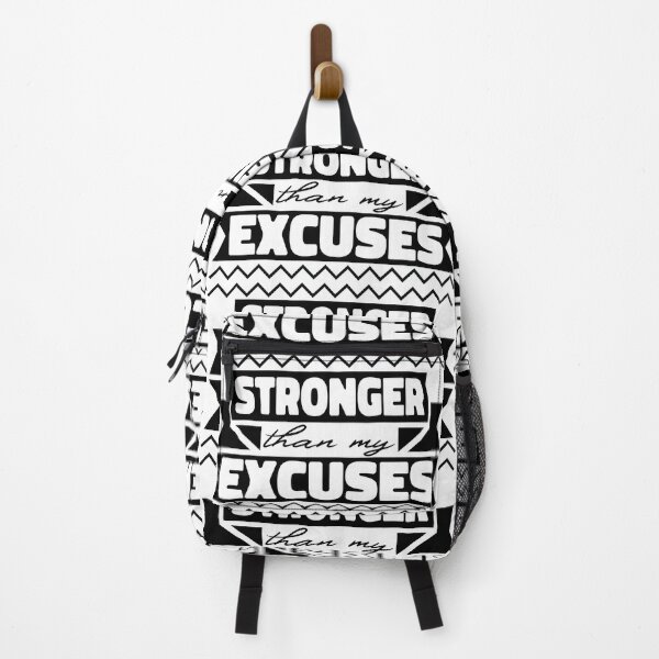 Item preview, Stronger than my excuses - Stay Motivated, Better Person designed and sold by Delandor.