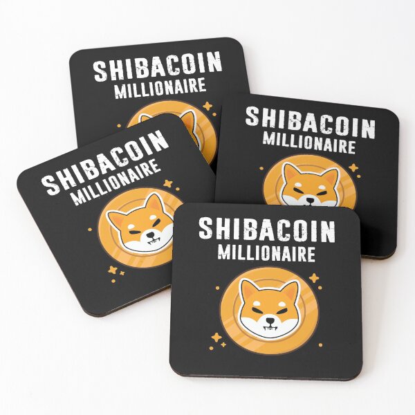 Item preview, Shiba Inu Coin Millionaire Shib Funny Distressed Shibacoin Token designed and sold by niftee.
