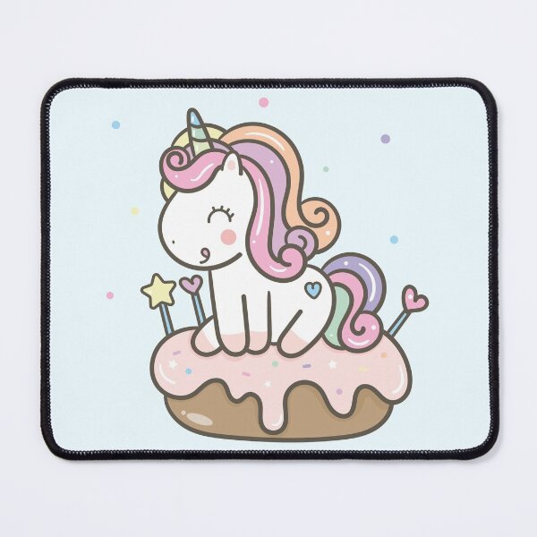 Item preview, Kawaii Unicorn Rainbow On Birthday Donut designed and sold by Simplyy Unique.