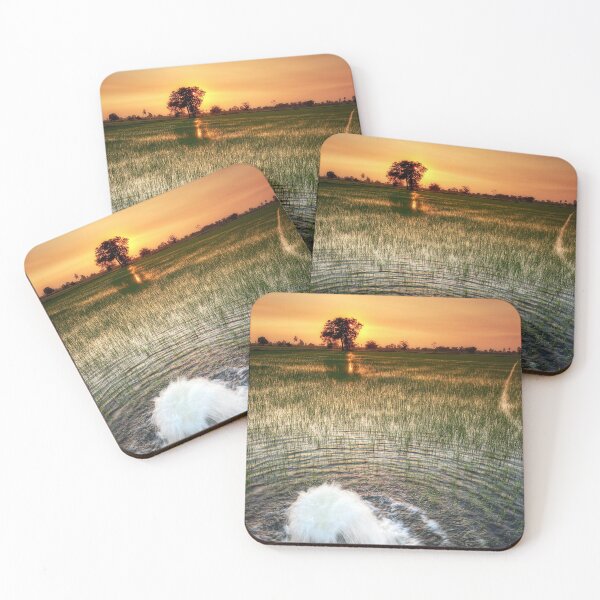 Item preview, Pumping Water into a Thai Rice Field at Sunset designed and sold by Huskyyy Designs.