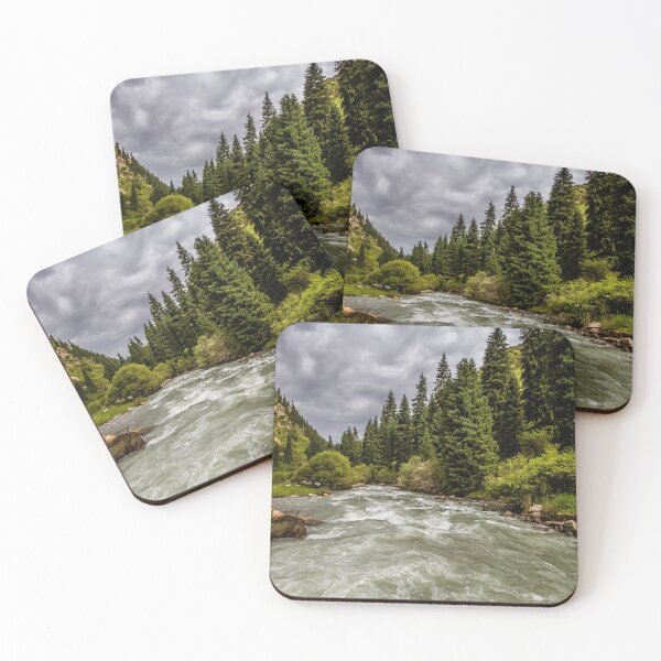 Item preview, Alpine Riverview - Kyrgyzstan, Central Asia designed and sold by TravelShots.